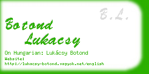 botond lukacsy business card
